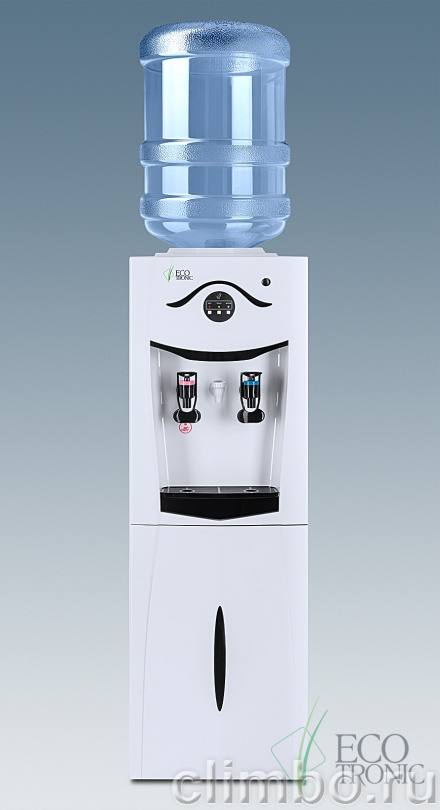 Кулер Ecotronic K21-L Carbo white+black — фото товара