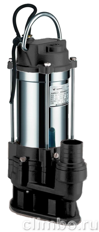 Дренажный насос для загрязненной воды WSM10-8, 220V, 50Hz, 0,55kW — фото товара