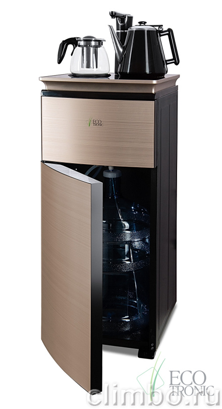 Кулер с чайным столиком Тиабар Ecotronic TB9-LN gold — фото товара