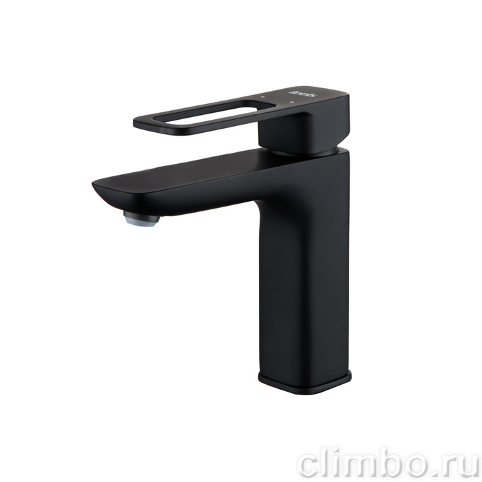 Смеситель для умывальника, черный, Slide, IDDIS, SLIBL00i01 — фото товара