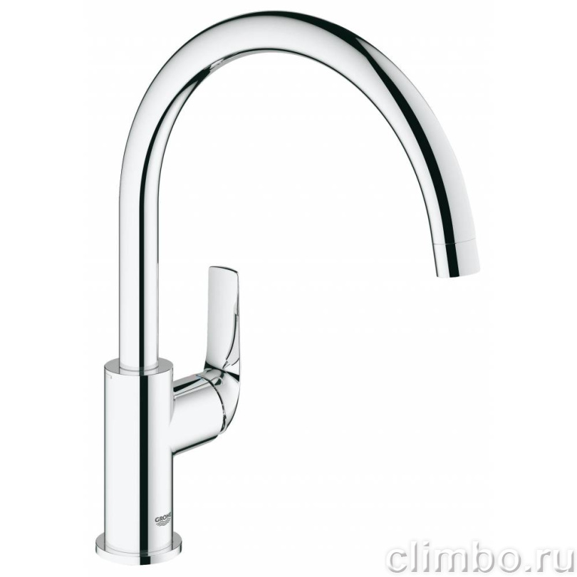 Смеситель для кухни GROHE BauCurve, высокий излив, хром (31231000) — фото товара