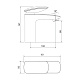 Смеситель для умывальника, Rocket, IDDIS — фото товара