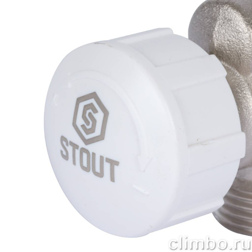 STOUT Клапан термостатический осевой, 1/2" х 3/4"ЕК — фото товара