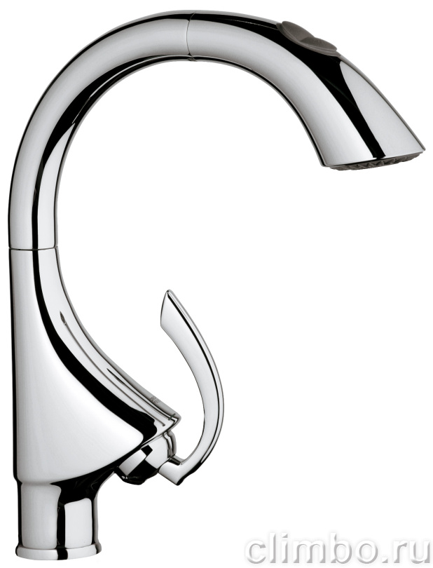 Смеситель для кухни GROHE K4 с выдвижным изливом/лейкой, 33782000 — фото товара