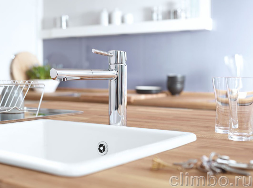 Смеситель для кухни GROHE Concetto с выдвижным изливом, 31129001 — фото товара