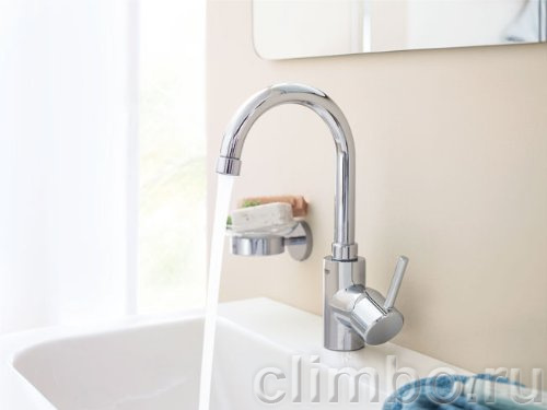 Смеситель для раковины GROHE Concetto с донным клапаном, высокий излив, 32629001 — фото товара