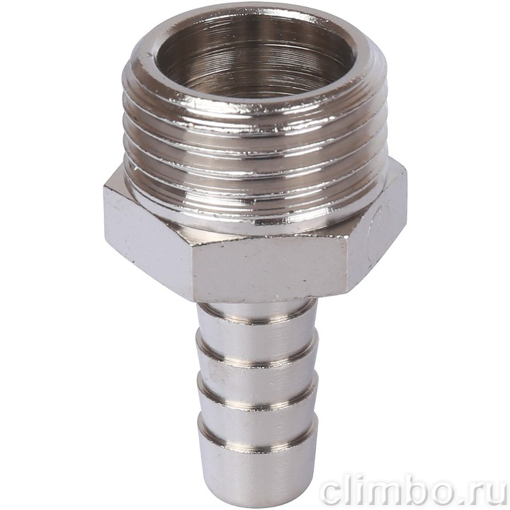 STOUT Штуцер НР никелированный 1/2"x10 — фото товара