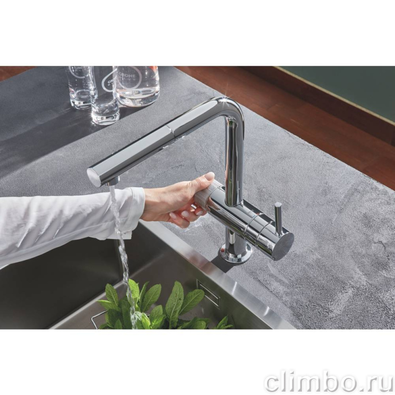 Смеситель для кухни GROHE Blue Pure Minta, хром (31721000) — фото товара