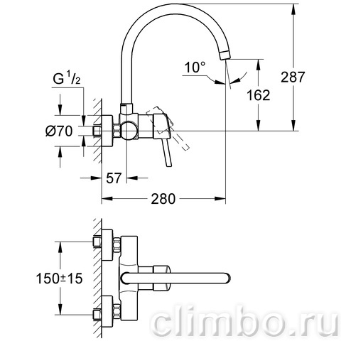 Смеситель для кухни GROHE Concetto, 32667001 — фото товара