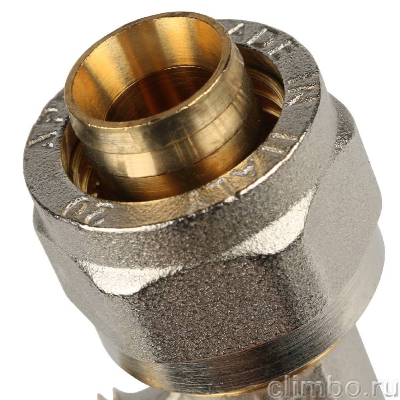 STOUT Тройник-переходник с наружной резьбой 1/2"х20 для металлопластиковых труб винтовой — фото товара