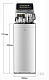 Кулер с чайным столиком Teabar Ecotronic TB15-LER silver — фото товара