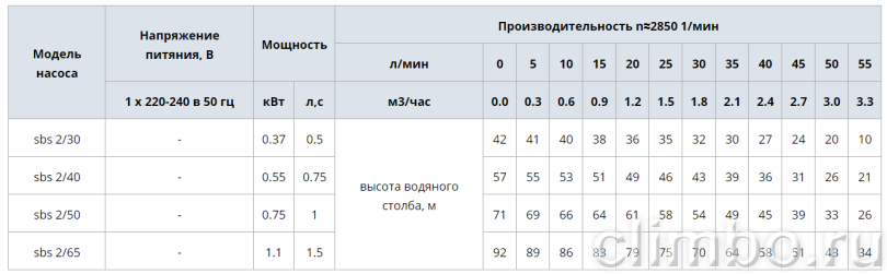 Колодезный насос WATERSTRY 5" SBS- 3/80 с поплавковым выключателем — фото товара