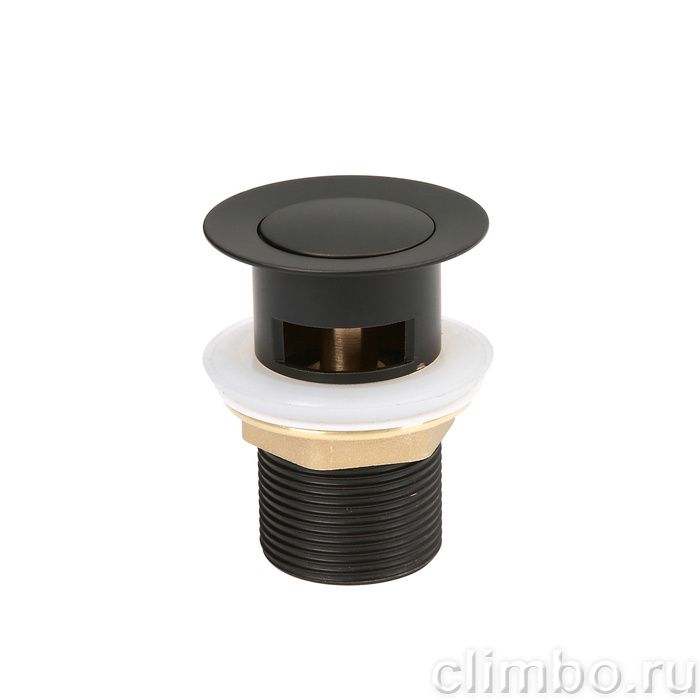 Выпуск для умывальника, Slide, черный, IDDIS, SLIB000i88 — фото товара