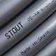 Труба PE-Xa/EVOH  для напольного отопления, универсальная, серая STOUT 20х2,8 — фото товара