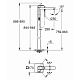 Смеситель для ванны GROHE Eurocube, свободностоящий, с ручным душем, хром (23672001) — фото товара