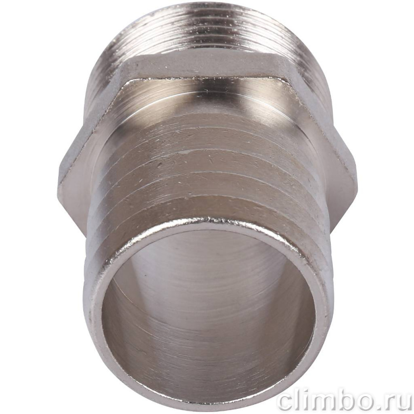 STOUT Штуцер НР никелированный 1"x30 — фото товара