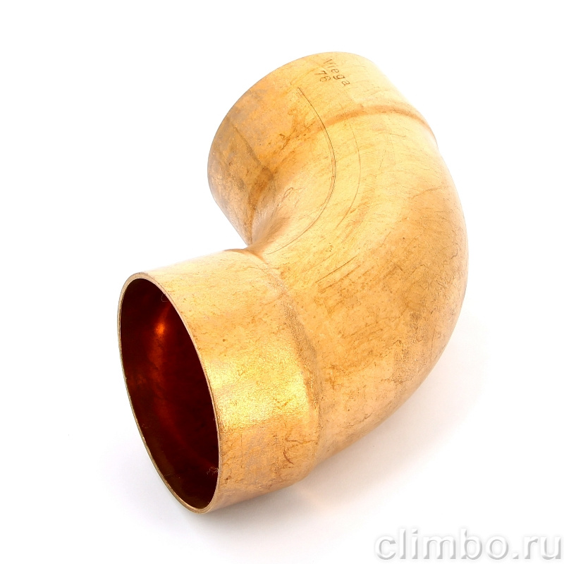 Угол двухраструбный пайка 76, VIEGA — фото товара
