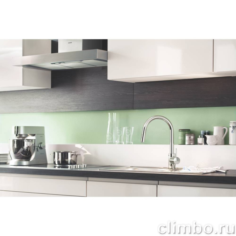 Смеситель для кухни GROHE Eurosmart Cosmopolitan, высокий излив, хром (31481001) — фото товара