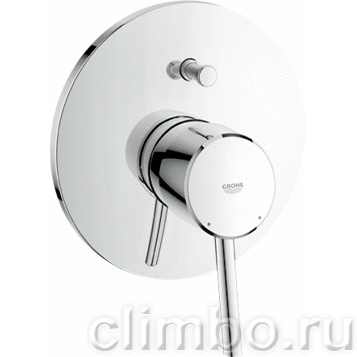 Смеситель для ванны GROHE Concetto (со встраиваемым механизмом), 32214001 — фото товара