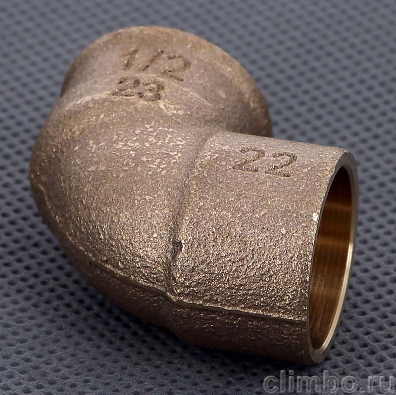Угол внутренняя резьба-пайка 22х1/2", VIEGA — фото товара