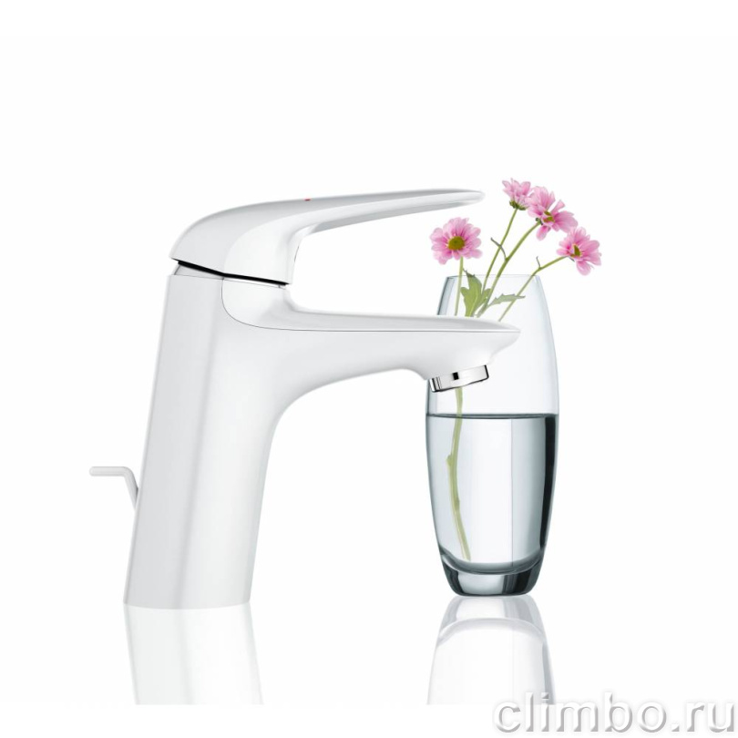 Смеситель для раковины GROHE Eurostyle с донным клапаном, белая луна (23707LS3) — фото товара