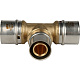 STOUT Тройник переходной 32х26х32 для металлопластиковых труб прессовой (SFP-0005-322632) — фото товара