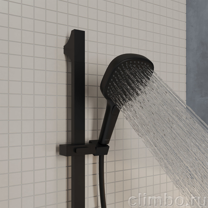 ILS3FB0M18, Лейка для душа, черная матовая, 3F, Ideal Spa, Milardo — фото товара