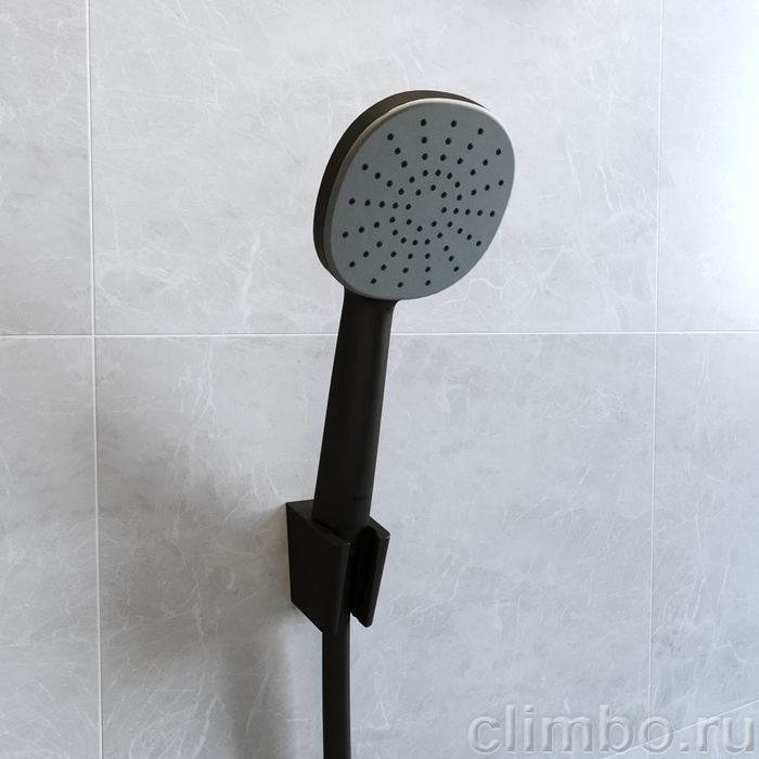 Лейка для душа, черная матовая, Optima Home, IDDIS, OPH1FB9i18 — фото товара
