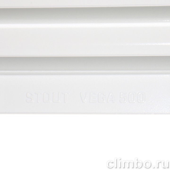 STOUT VEGA 500 5 секций радиатор алюминиевый боковое подключение — фото товара